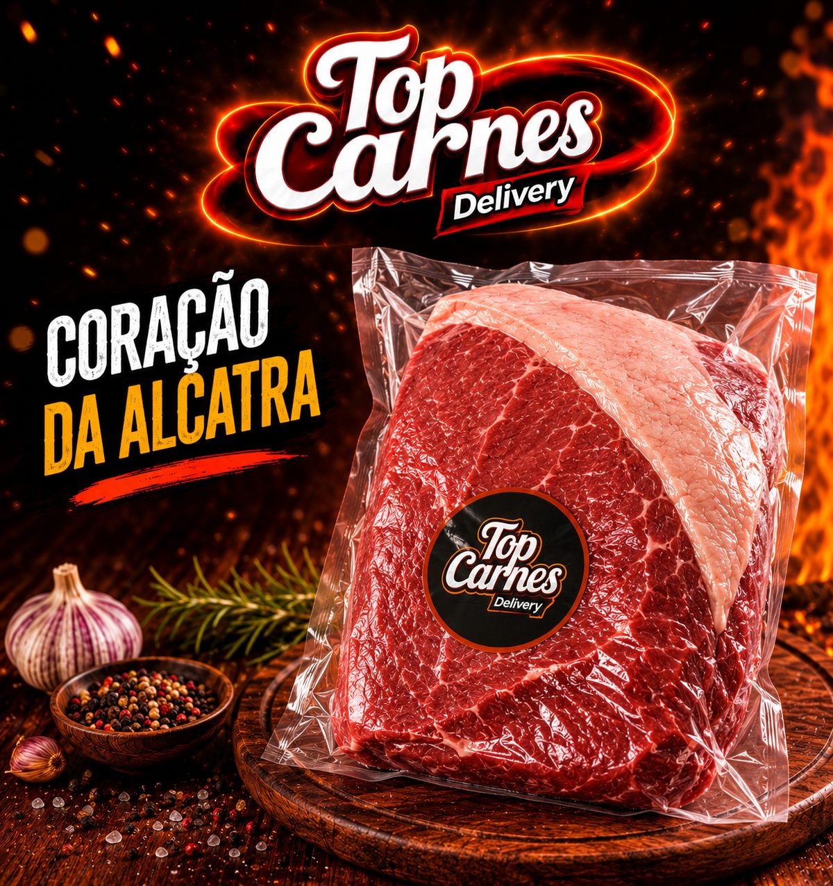 Coração da alcatra Peça até 1kg