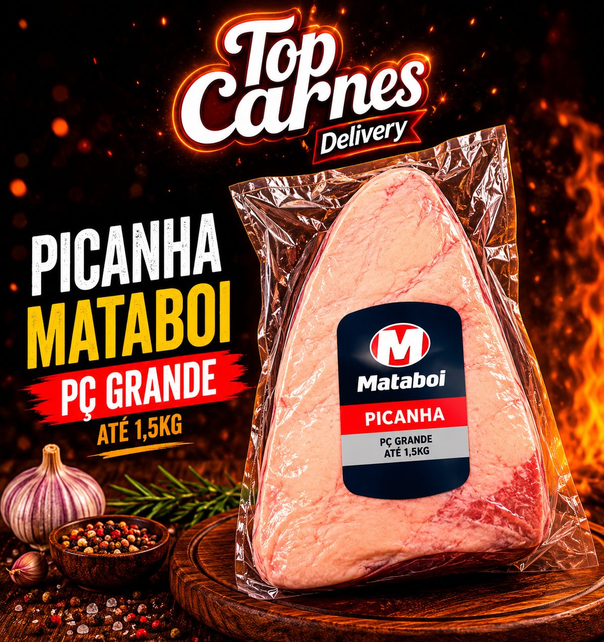 Picanha mataboi pç grande até 1,5kg