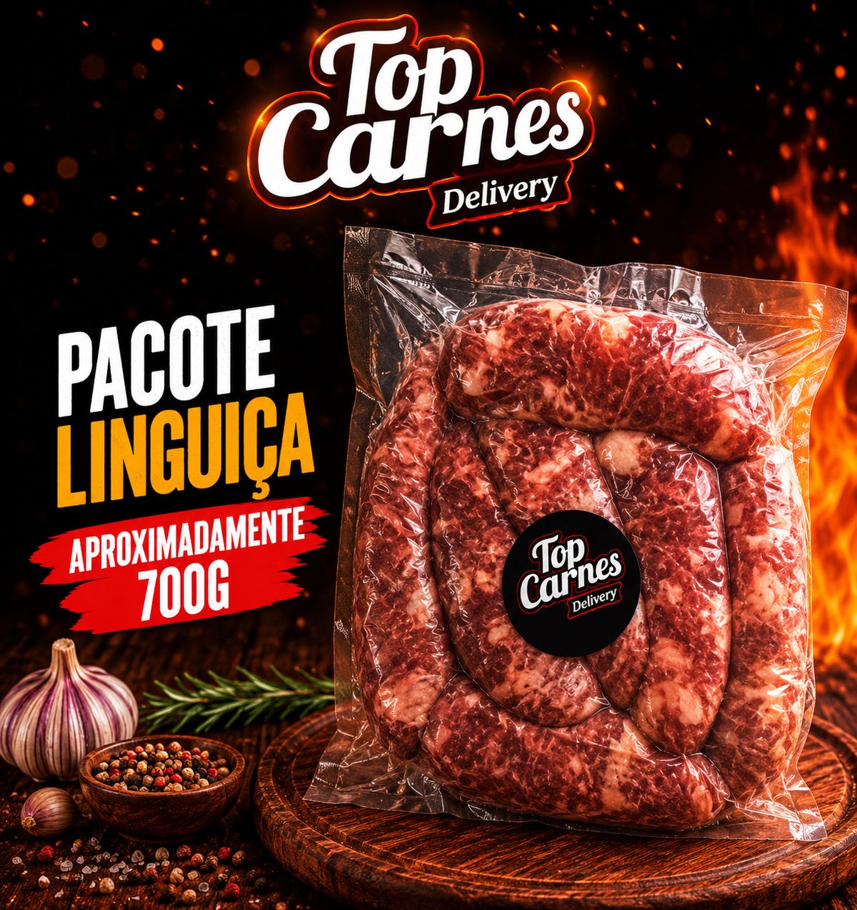 Linguiça Aproximadamente  700g